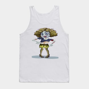 Female zombie Tank Top